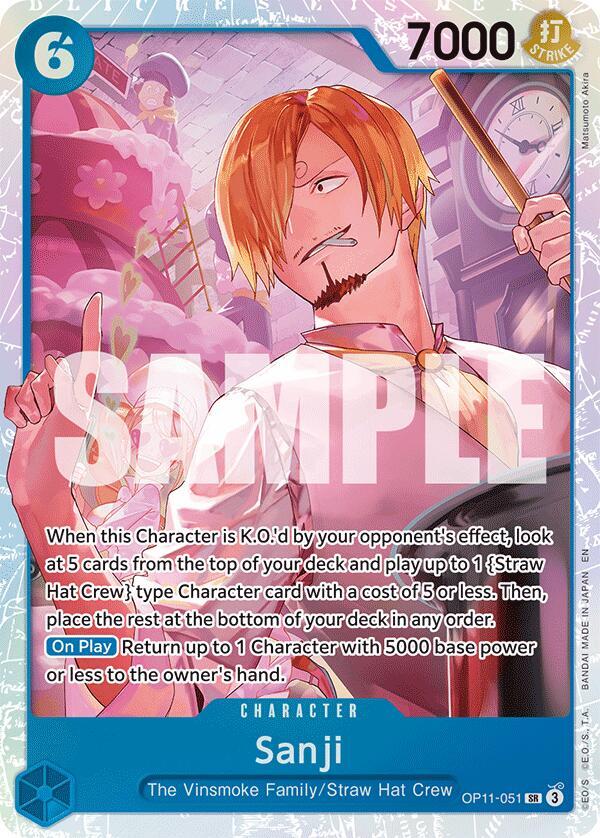 Sanji OP11-051 (A Fist of Divine Speed)  - Foil | Good Games North