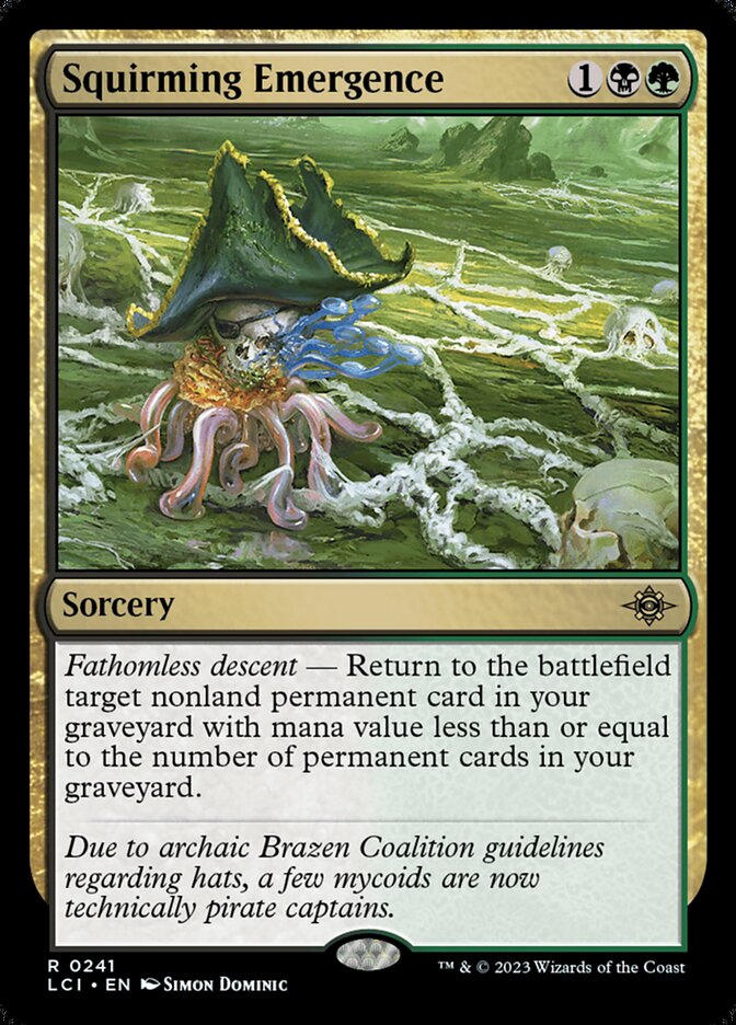 Squirming Emergence (The Lost Caverns of Ixalan)  - Foil | Good Games North