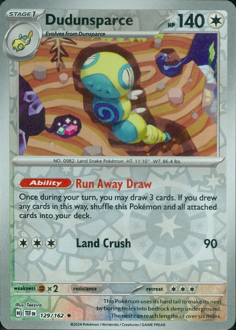 Dudunsparce (129/162) [Scarlet & Violet: Temporal Forces] | Good Games North