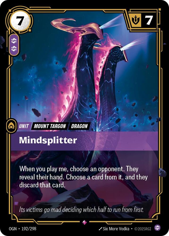 Mindsplitter 192/298 (Origins)  - Foil | Good Games North
