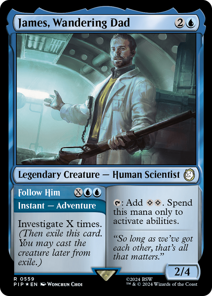 James, Wandering Dad // Follow Him (Surge Foil) [Fallout] | Good Games North