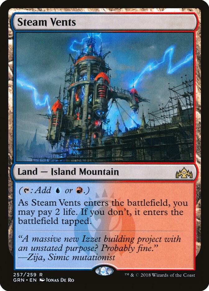Steam Vents 257/259 (Guilds of Ravnica)  - Foil | Good Games North