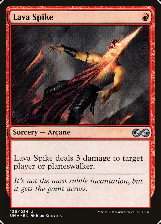 Lava Spike (Ultimate Masters)  - Foil | Good Games North