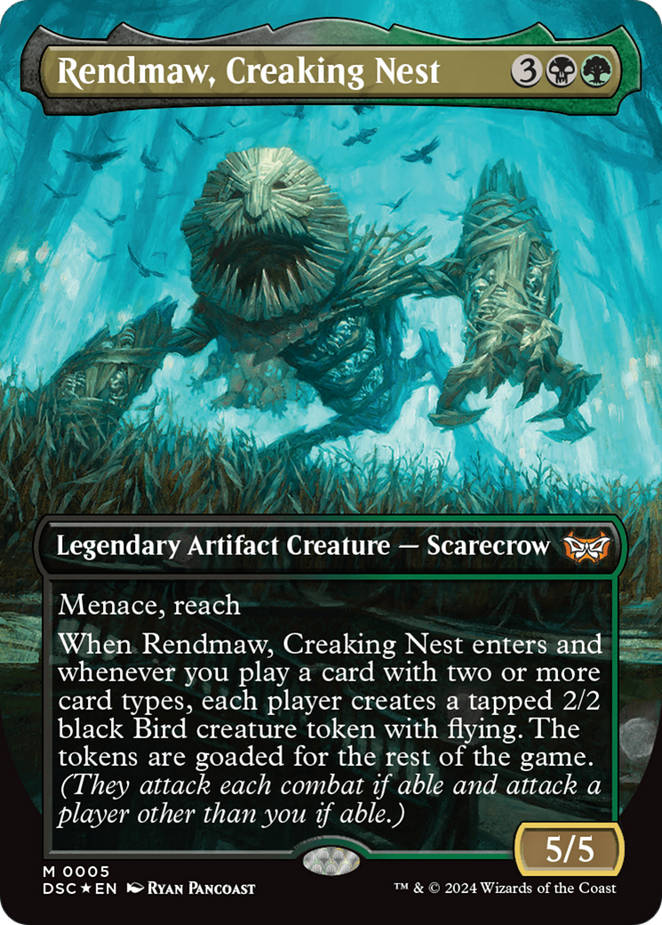 Rendmaw, Creaking Nest (Borderless) [Duskmourn: House of Horror Commander] | Good Games North