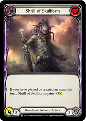 Shrill of Skullform (Yellow) [EVR117] (Everfest)  1st Edition Rainbow Foil | Good Games North