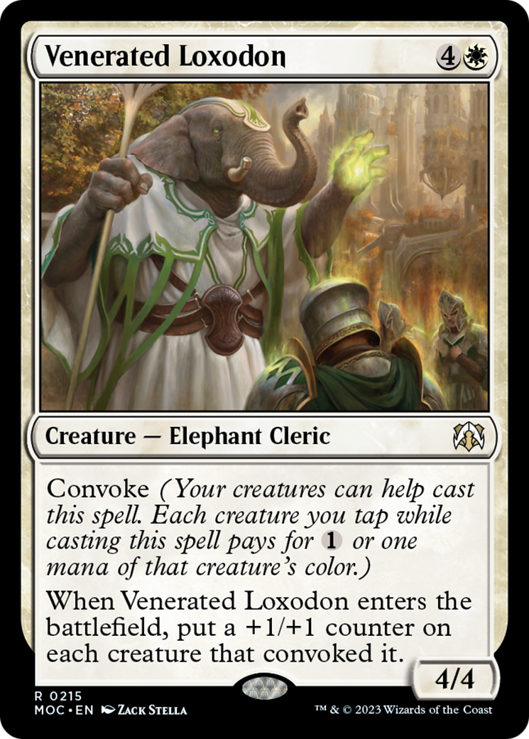 Venerated Loxodon [March of the Machine Commander] | Good Games North