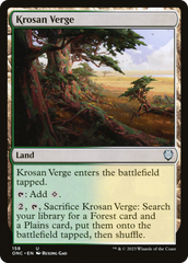 Krosan Verge [Phyrexia: All Will Be One Commander] | Good Games North