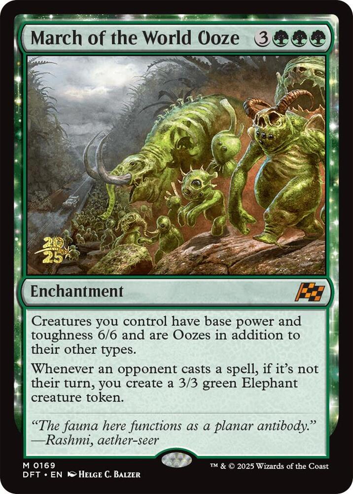 March of the World Ooze (Prerelease Cards)  - Foil | Good Games North