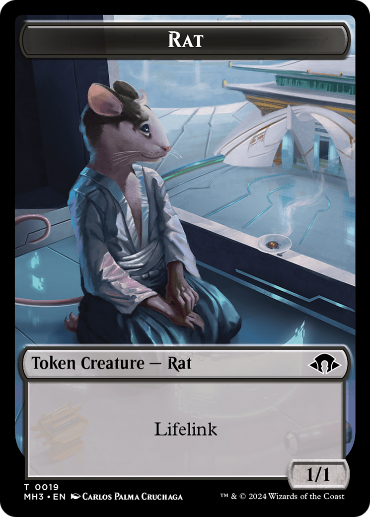 Rat // Energy Reserve Double-Sided Token [Modern Horizons 3 Tokens] | Good Games North