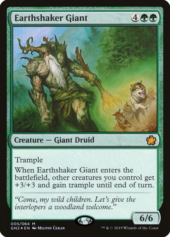 Earthshaker Giant (Magic Game Night 2019)  - Foil | Good Games North