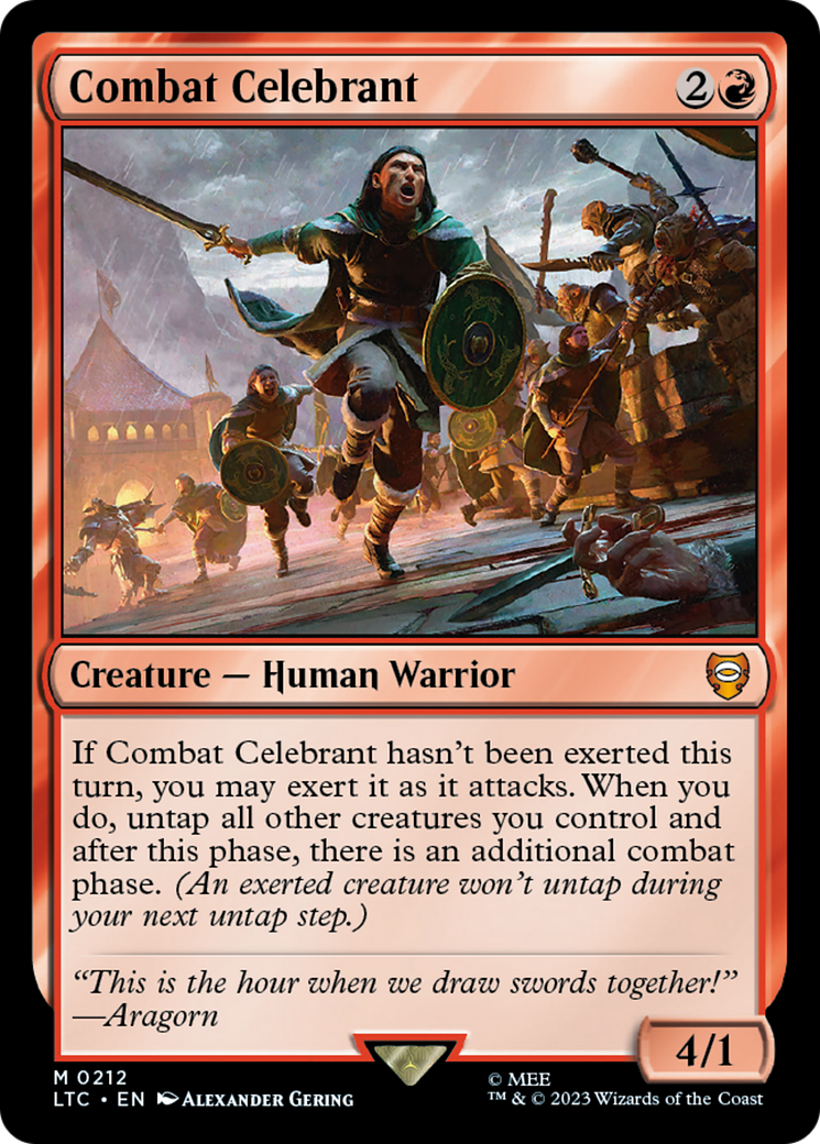 Combat Celebrant [The Lord of the Rings: Tales of Middle-Earth Commander] | Good Games North