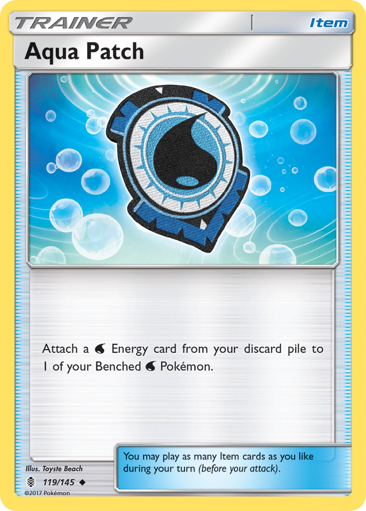 Aqua Patch (119/145) [Sun & Moon: Guardians Rising] | Good Games North