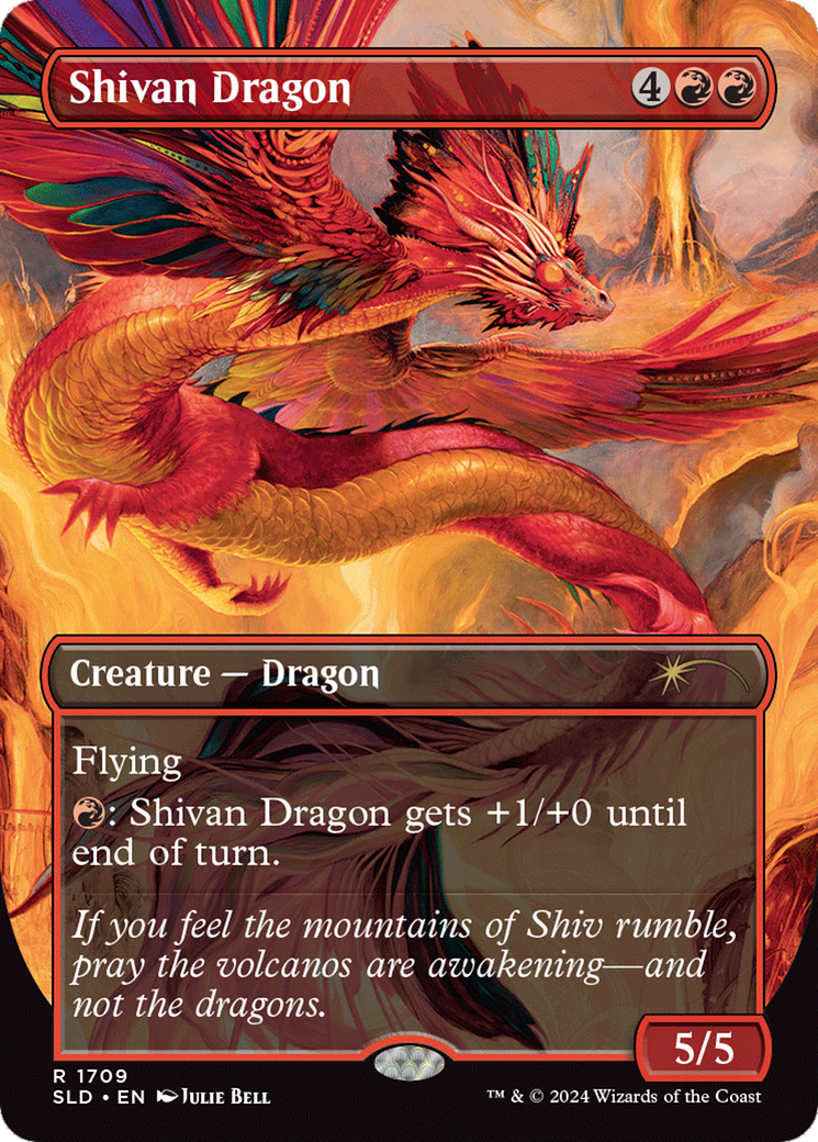 Shivan Dragon (Rainbow Foil) [Secret Lair Drop Series] | Good Games North