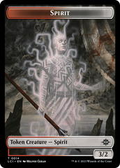 Vampire // Spirit Double-Sided Token [The Lost Caverns of Ixalan Tokens] | Good Games North