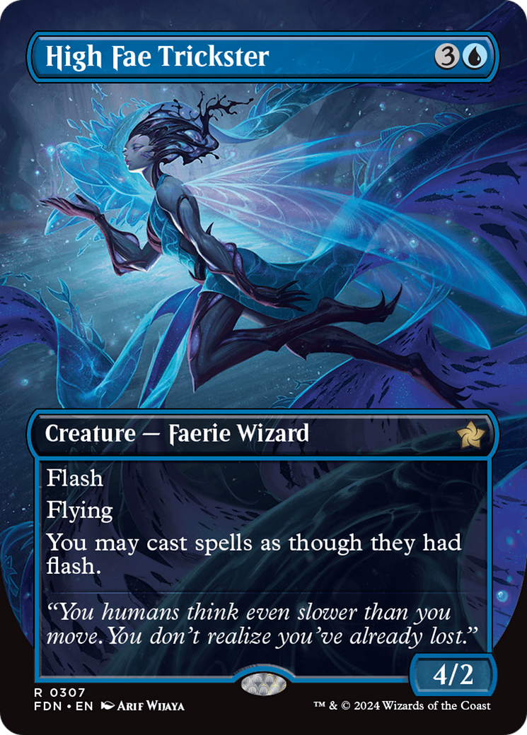 High Fae Trickster (Borderless) [Foundations] | Good Games North