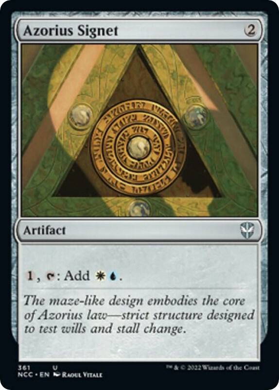 Azorius Signet (Commander: Streets of New Capenna)  | Good Games North