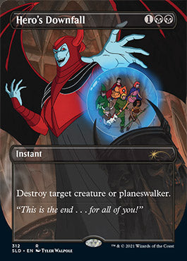 Hero's Downfall (Borderless) [Secret Lair Drop Series] | Good Games North