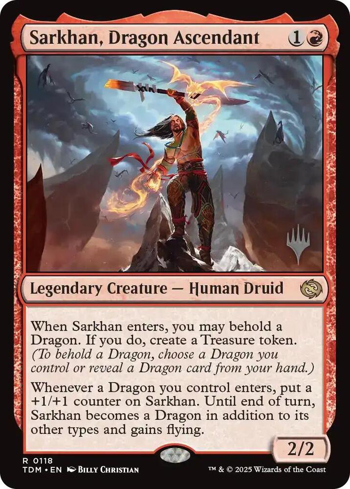 Sarkhan, Dragon Ascendant 118 (Promo Pack: Tarkir: Dragonstorm)  | Good Games North