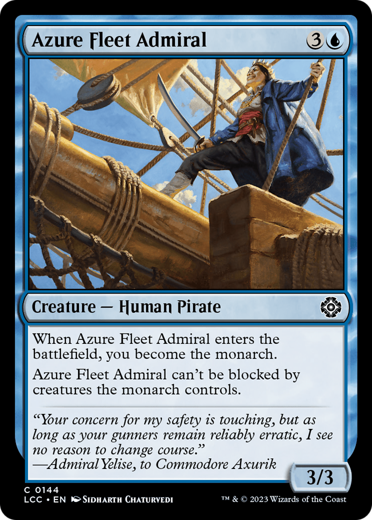 Azure Fleet Admiral [The Lost Caverns of Ixalan Commander] | Good Games North