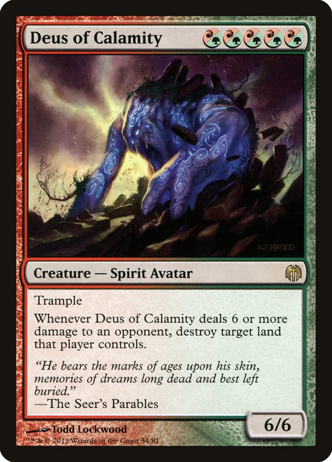 Deus of Calamity [Duel Decks: Heroes vs. Monsters] | Good Games North