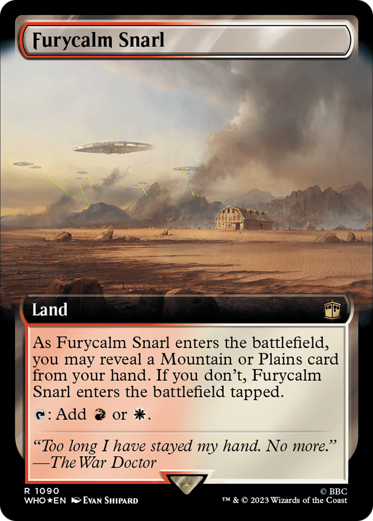 Furycalm Snarl (Extended Art) (Surge Foil) [Doctor Who] | Good Games North