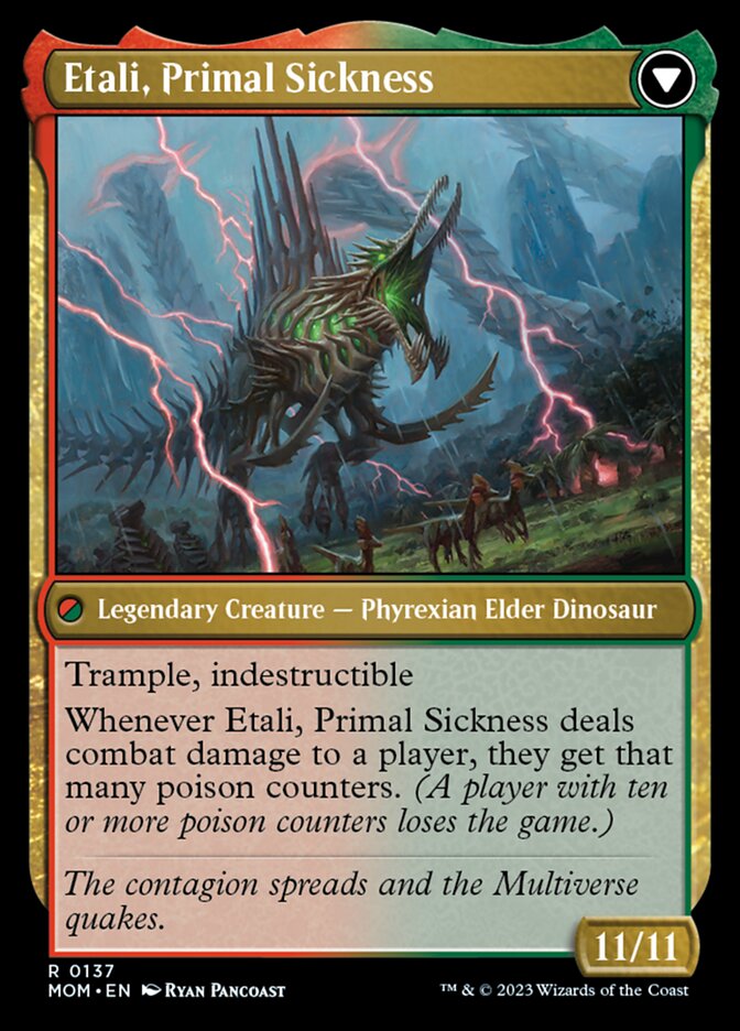 Etali, Primal Conqueror // Etali, Primal Sickness [March of the Machine] | Good Games North