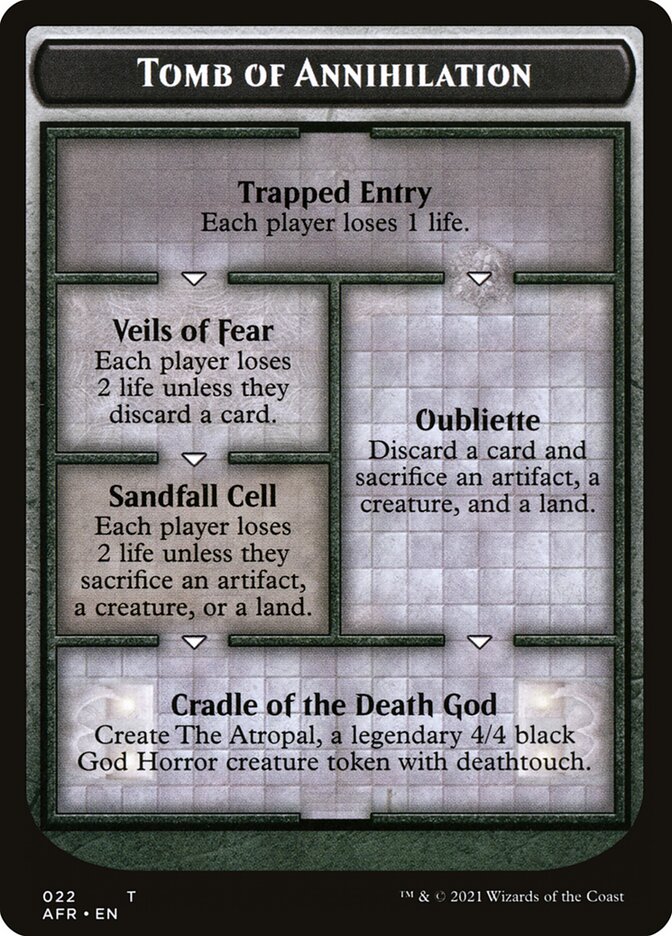 Tomb of Annihilation Token (Oversized) [Oversize Cards] | Good Games North