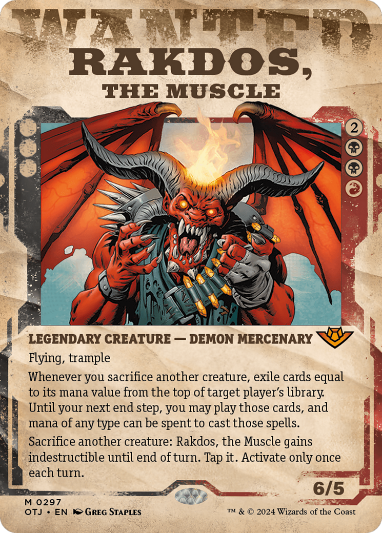 Rakdos, the Muscle (Showcase) [Outlaws of Thunder Junction] | Good Games North