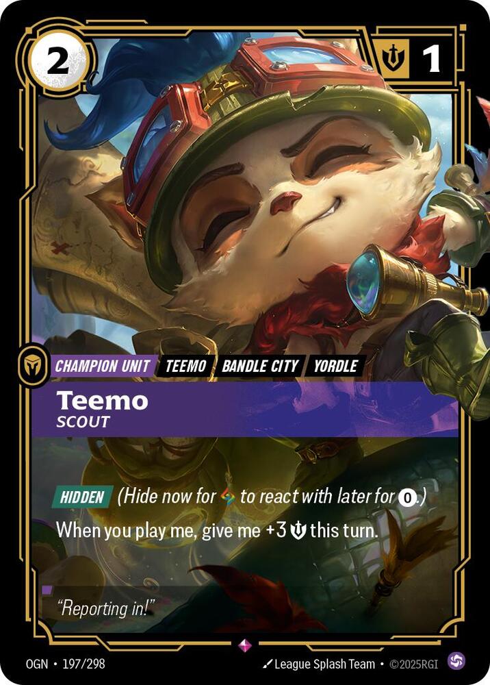 Teemo Scout (Origins)  - Foil | Good Games North