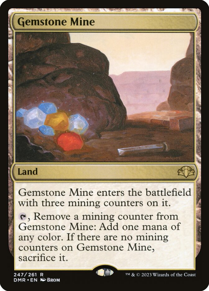 Gemstone Mine (Dominaria Remastered)  - Foil | Good Games North