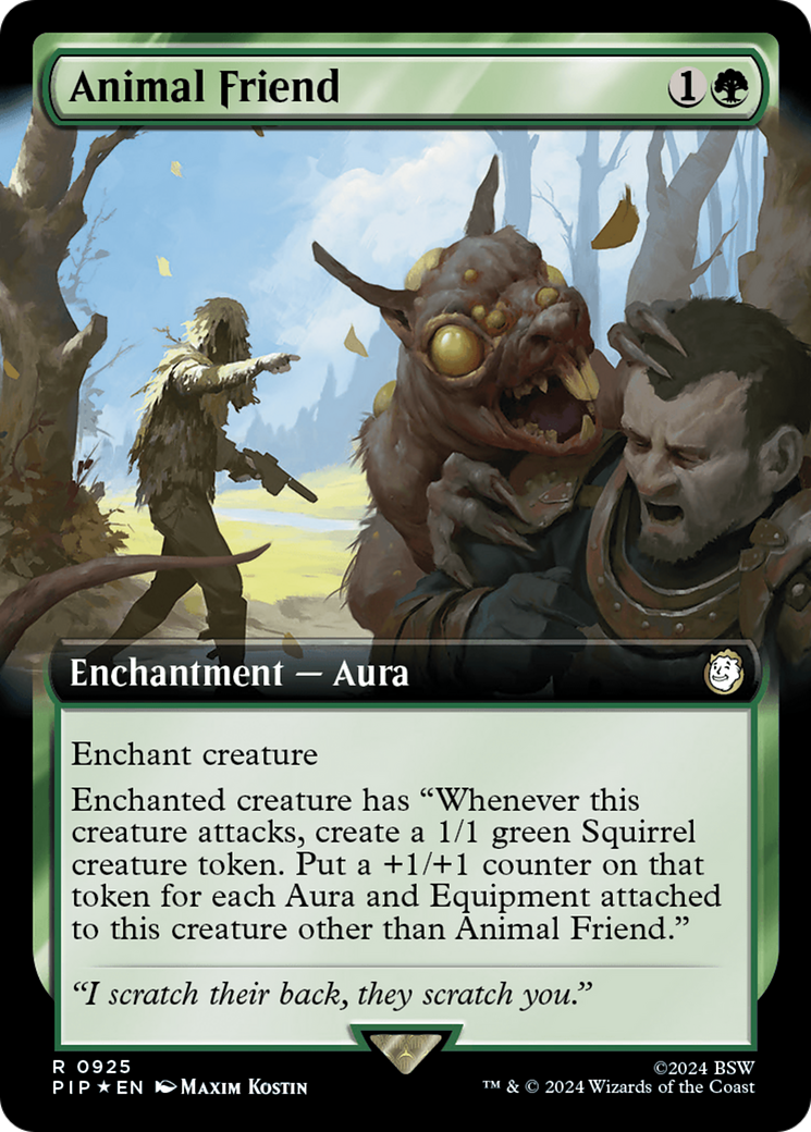 Animal Friend (Extended Art) (Surge Foil) [Fallout] | Good Games North