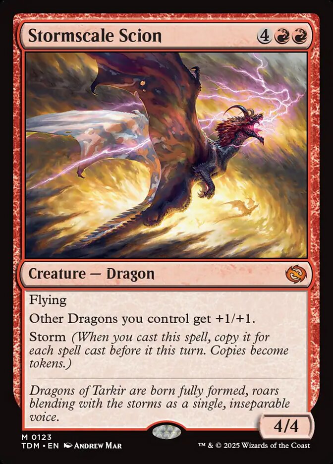 Stormscale Scion (Tarkir: Dragonstorm)  - Foil | Good Games North