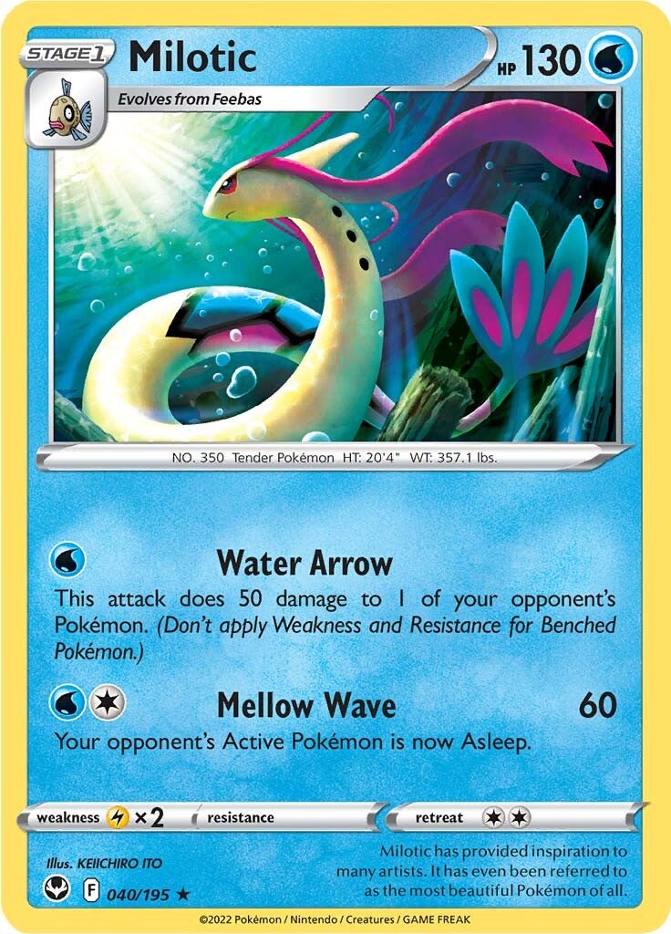 Milotic (040/195) [Sword & Shield: Silver Tempest] | Good Games North