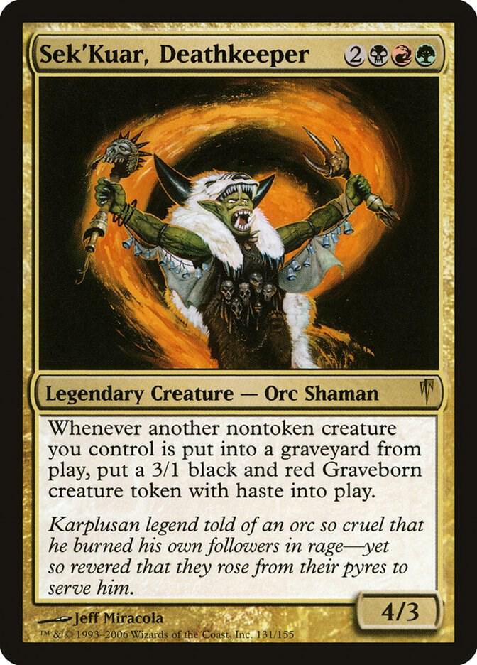 Sek'Kuar, Deathkeeper 131/155 (Coldsnap)  | Good Games North