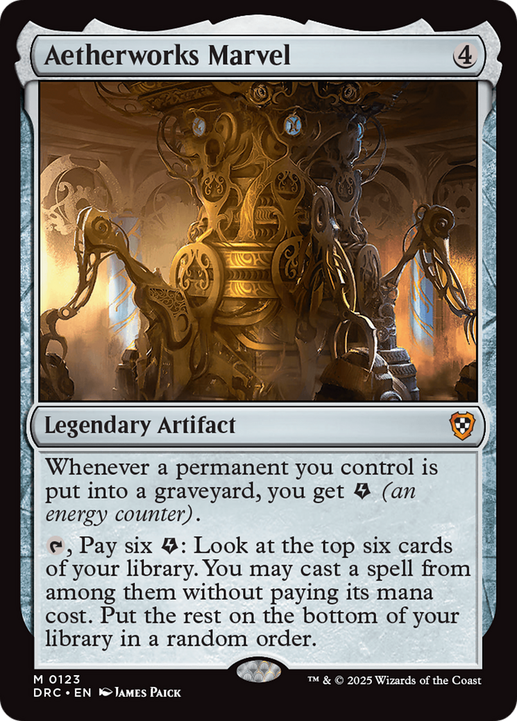 Aetherworks Marvel [Aetherdrift Commander] | Good Games North
