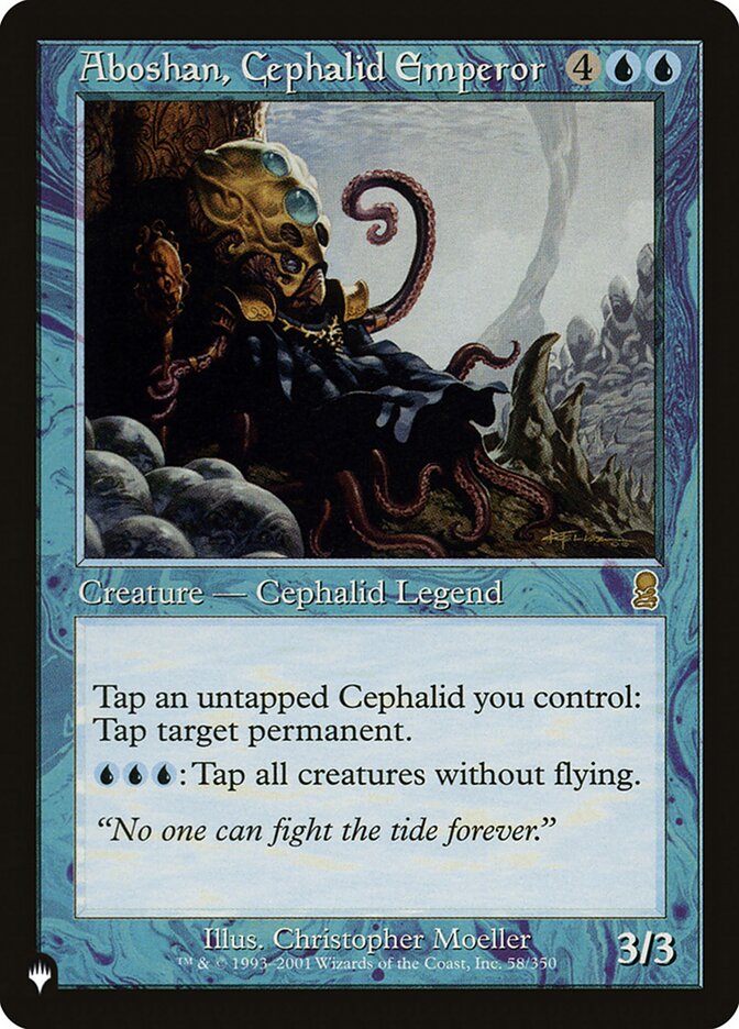 Aboshan, Cephalid Emperor [The List] | Good Games North