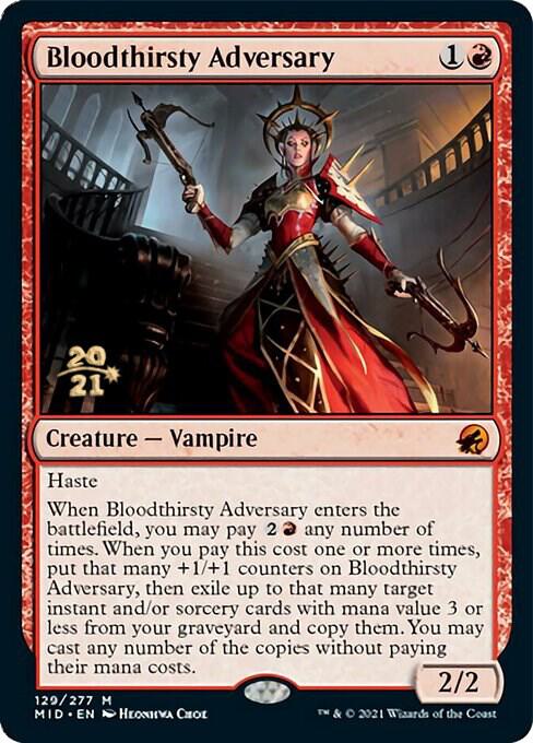 Bloodthirsty Adversary (Prerelease Cards)  - Foil | Good Games North
