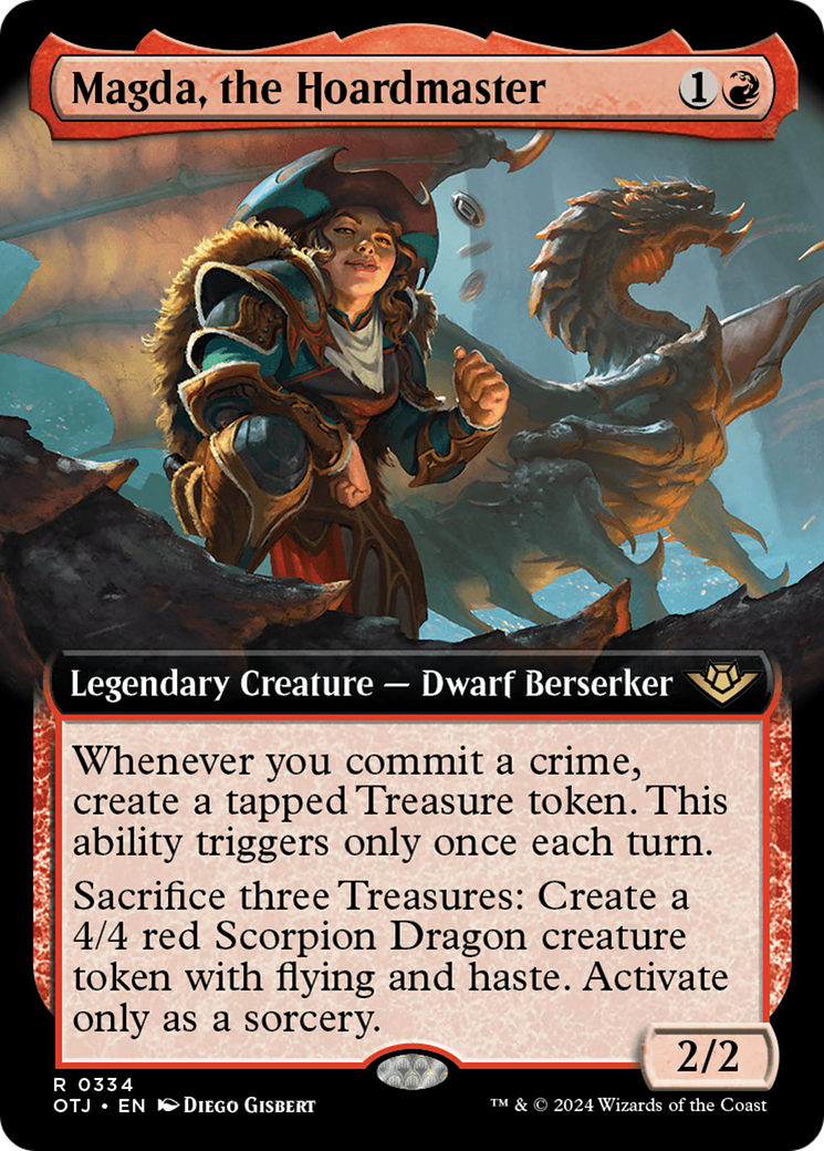 Magda, the Hoardmaster (Extended Art) [Outlaws of Thunder Junction] | Good Games North