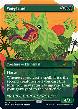 Vengevine (Borderless) [Secret Lair Drop Series] | Good Games North