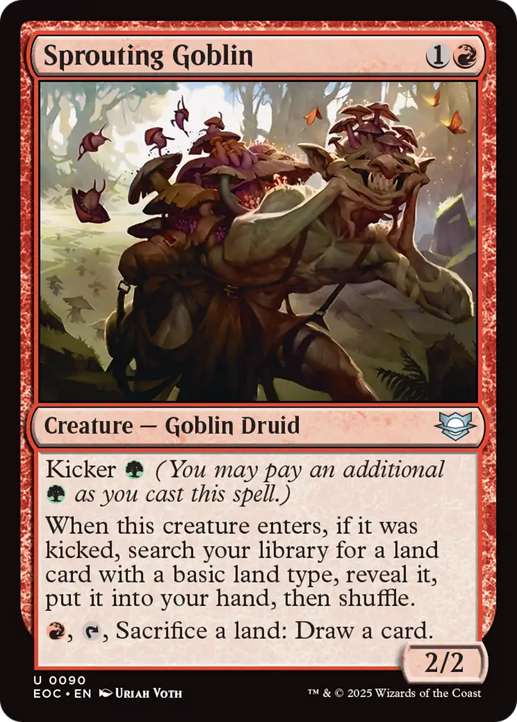 Sprouting Goblin [Edge of Eternities Commander] | Good Games North