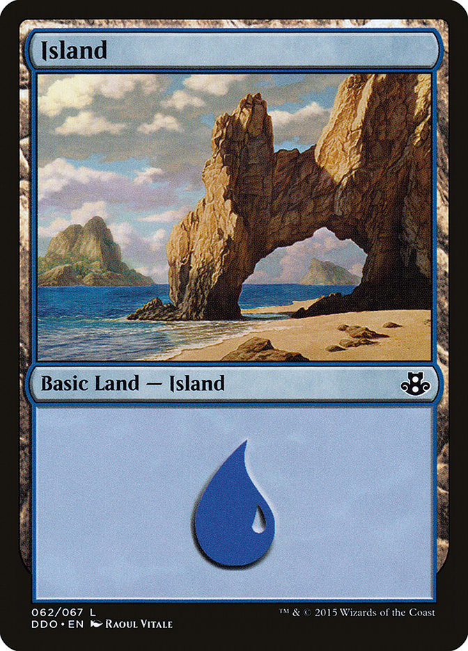 Island (62) [Duel Decks: Elspeth vs. Kiora] | Good Games North