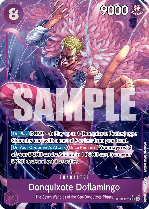Donquixote Doflamingo OP10-071 (Royal Blood)  - Alternate Art Foil | Good Games North