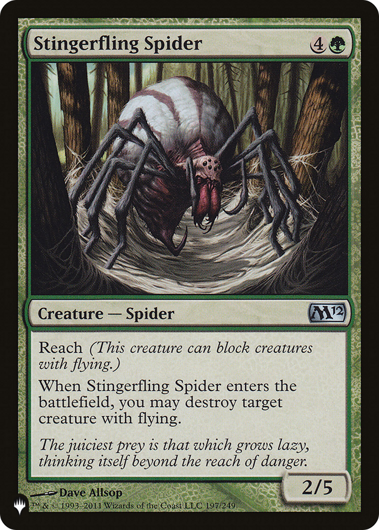 Stingerfling Spider [The List] | Good Games North
