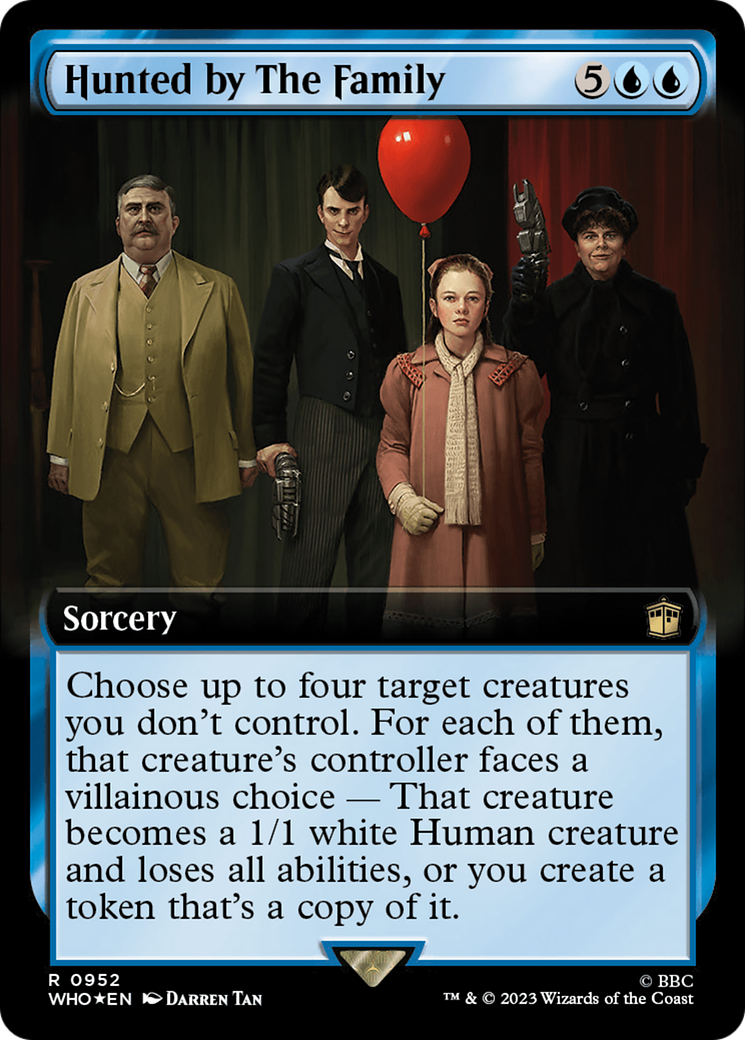 Hunted by The Family (Extended Art) (Surge Foil) [Doctor Who] | Good Games North