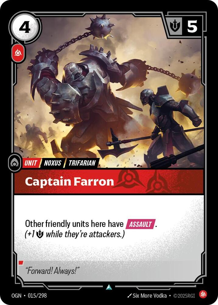 Captain Farron (Origins)  - Foil | Good Games North