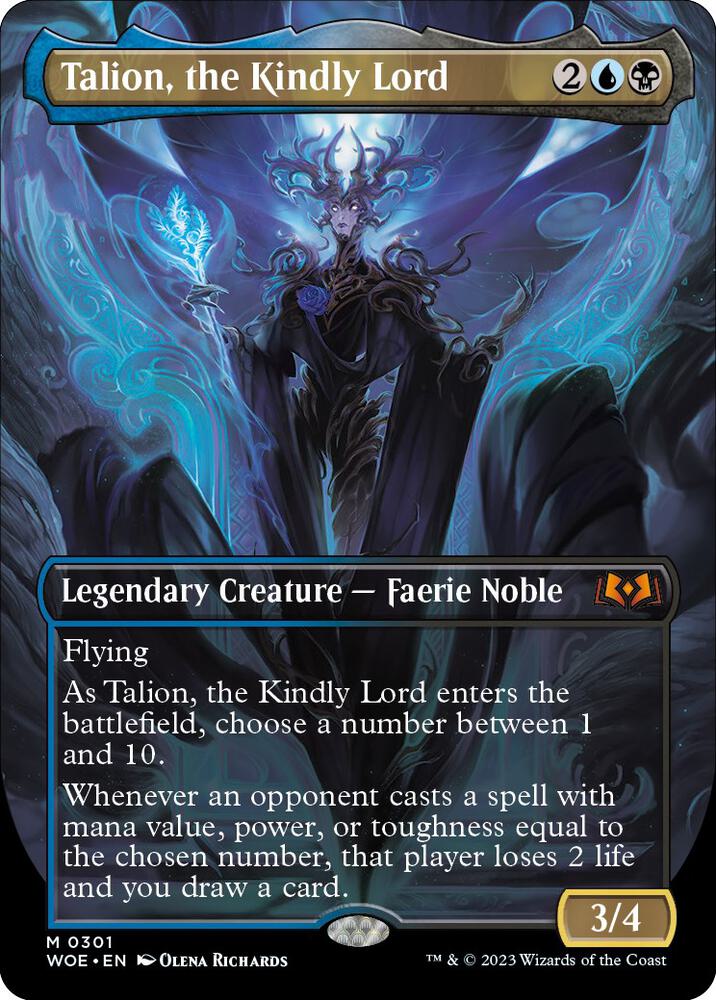 Talion the Kindly Lord Borderless (Wilds of Eldraine)  | Good Games North