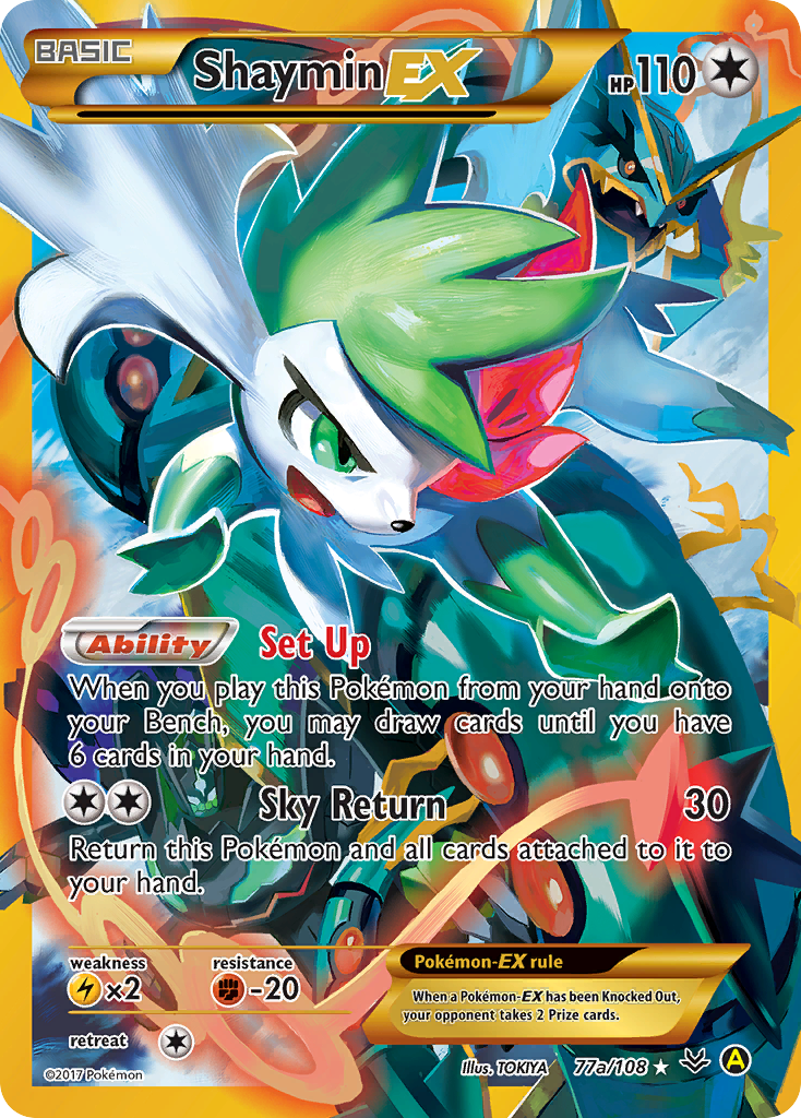 Shaymin EX (77a/108) [Alternate Art Promos] | Good Games North