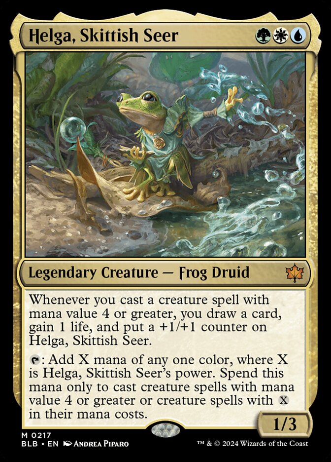 Helga, Skittish Seer (Bloomburrow)  | Good Games North