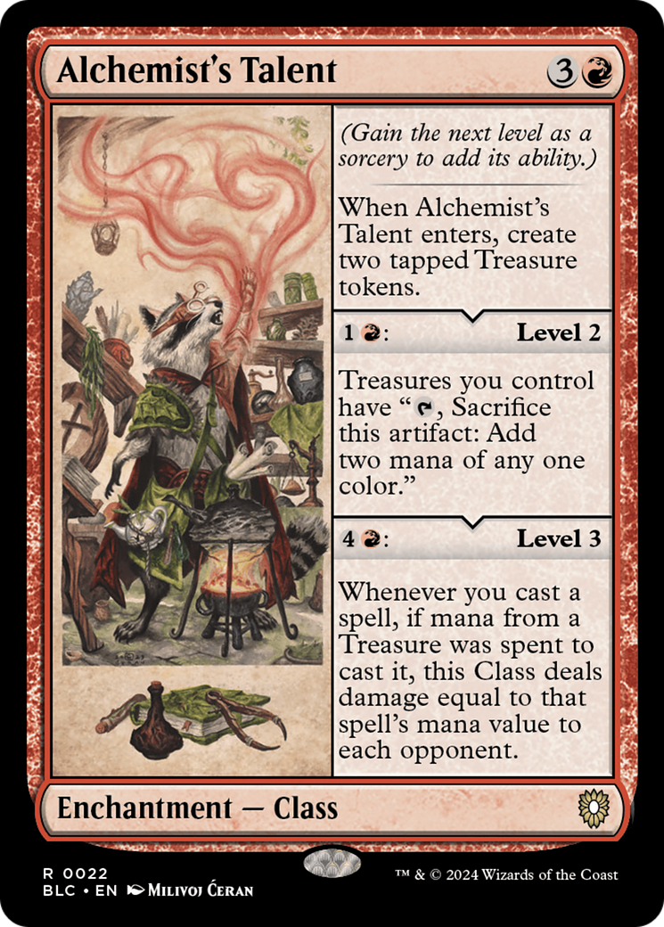 Alchemist's Talent [Bloomburrow Commander] | Good Games North