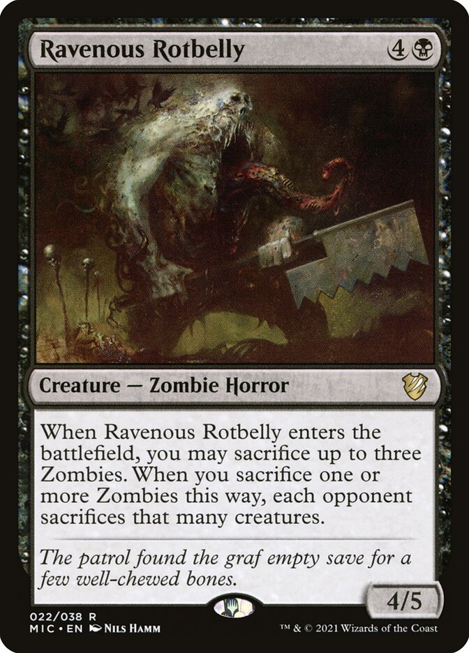 Ravenous Rotbelly (Commander: Innistrad: Midnight Hunt)  | Good Games North